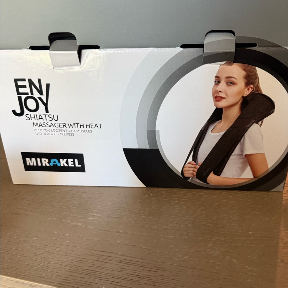 Mirakel Shiatsu Neck & Back Massager with Heat